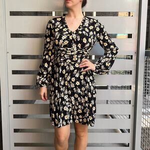 byTiMo Floral Long Sleeve Mini Dress Size M